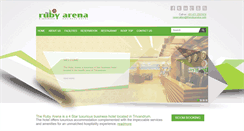 Desktop Screenshot of hotelrubyarena.com